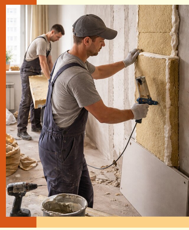 Утепление стен изнутри в Владикавказе — качественно и эффективно